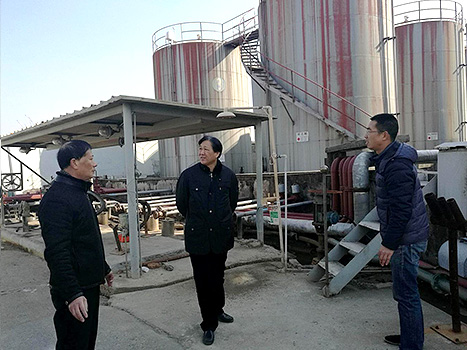 Chairman Tao Dongchun inspects security work during the Spring Festival